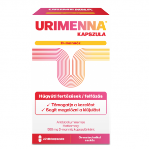 URIMENNA D-MANNÓZ 500MG KAPSZULA - 30X URIMENNA D-MANNÓZ 500MG KAPSZULA - 30X